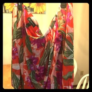 Off the shoulder floral top